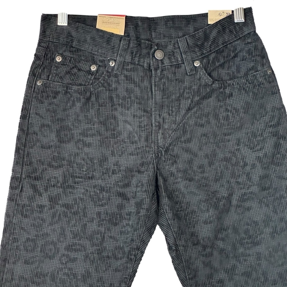Levi’s Strauss & Co. Black Corduroy Womens Pants Straight Leg SZ 27x30 NWT